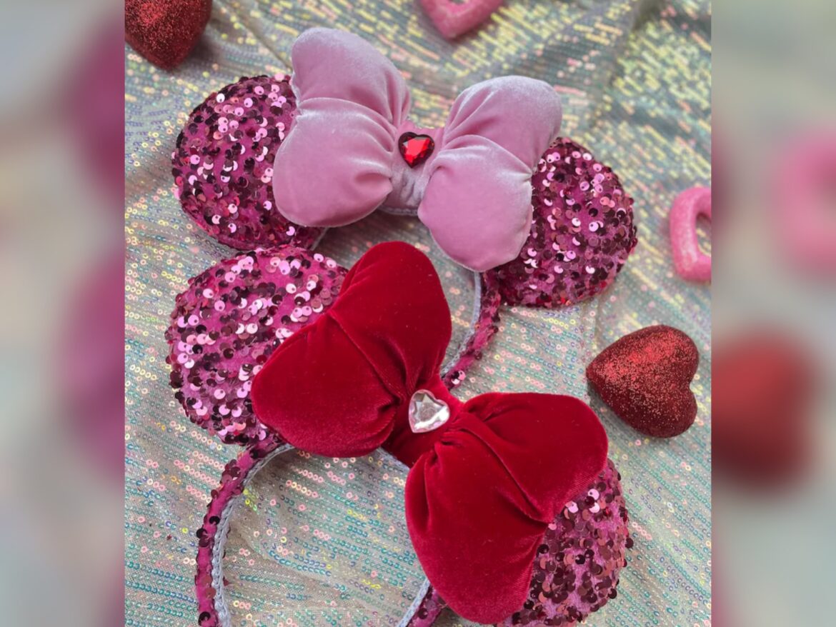 We Fell In Love With These Sparkly Valentine’s Day Minnie Ears!