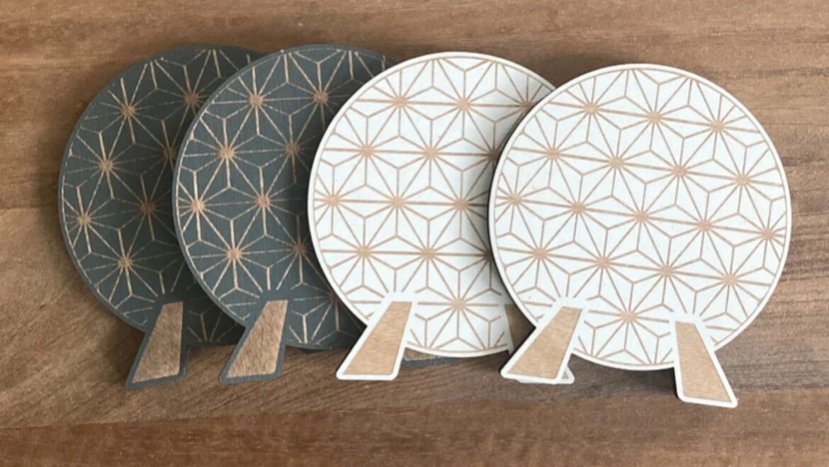 These Spaceship Earth Coasters Are A Must Have In Your Home!