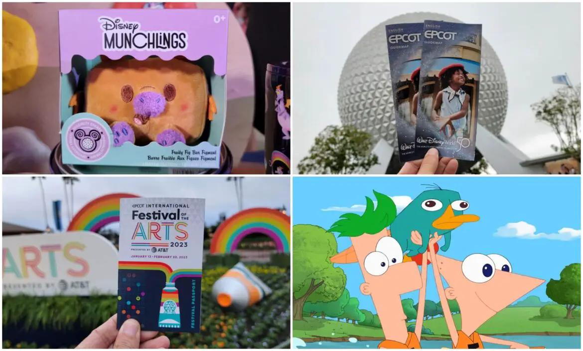 Disney News Round-Up: New Phineas and Ferb Episodes, Figment Popcorn Bucket has Returned, Character Meet and Greets, Epcot’s International Festival of Arts 2023
