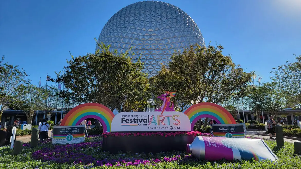 EPCOT International Festival of the Arts Signage is out now