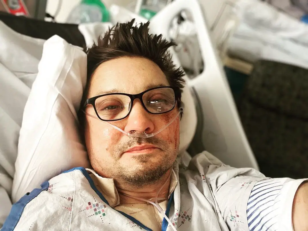 Jeremy Renner Shares an Update from the Hospital After Life-Threatening Accident