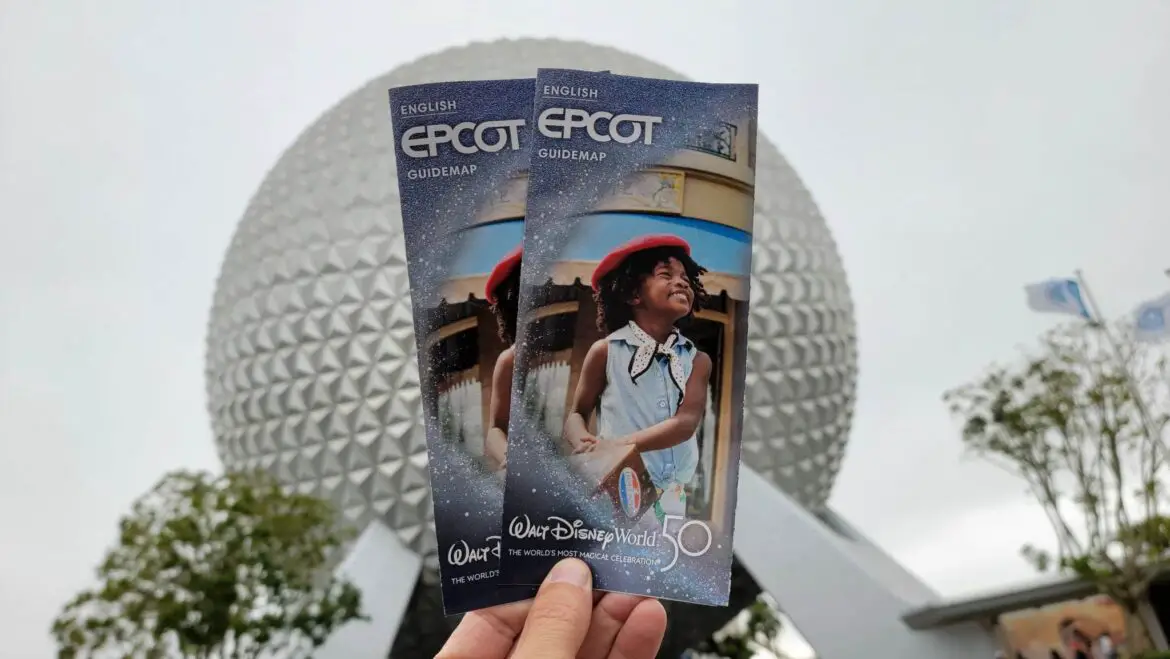 Play Pavilion Missing from New EPCOT Guide Maps