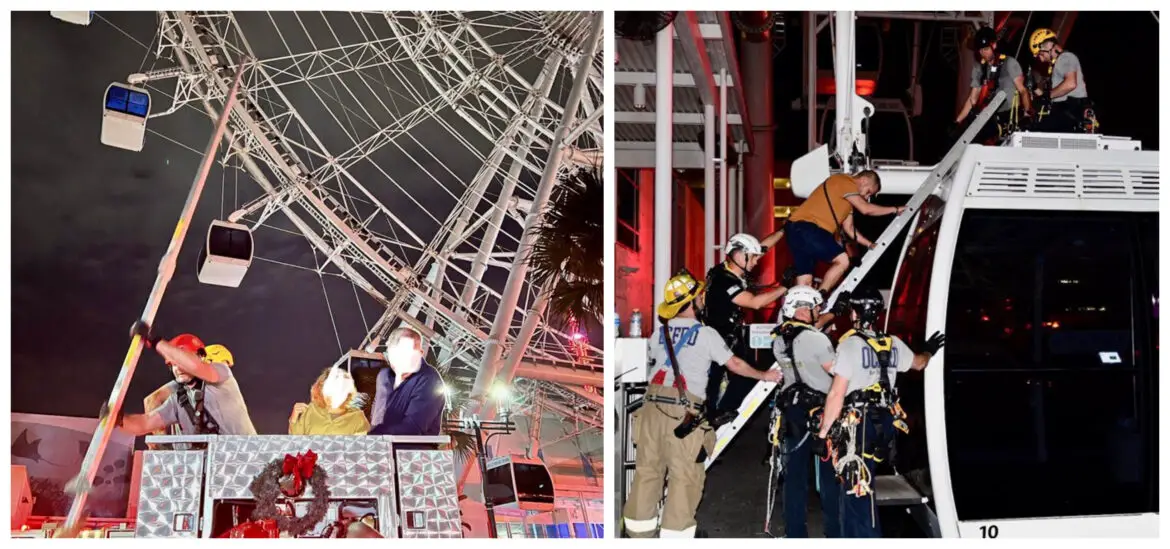 Update: More than 60 people have been Safely Rescued from The Wheel in Icon Park