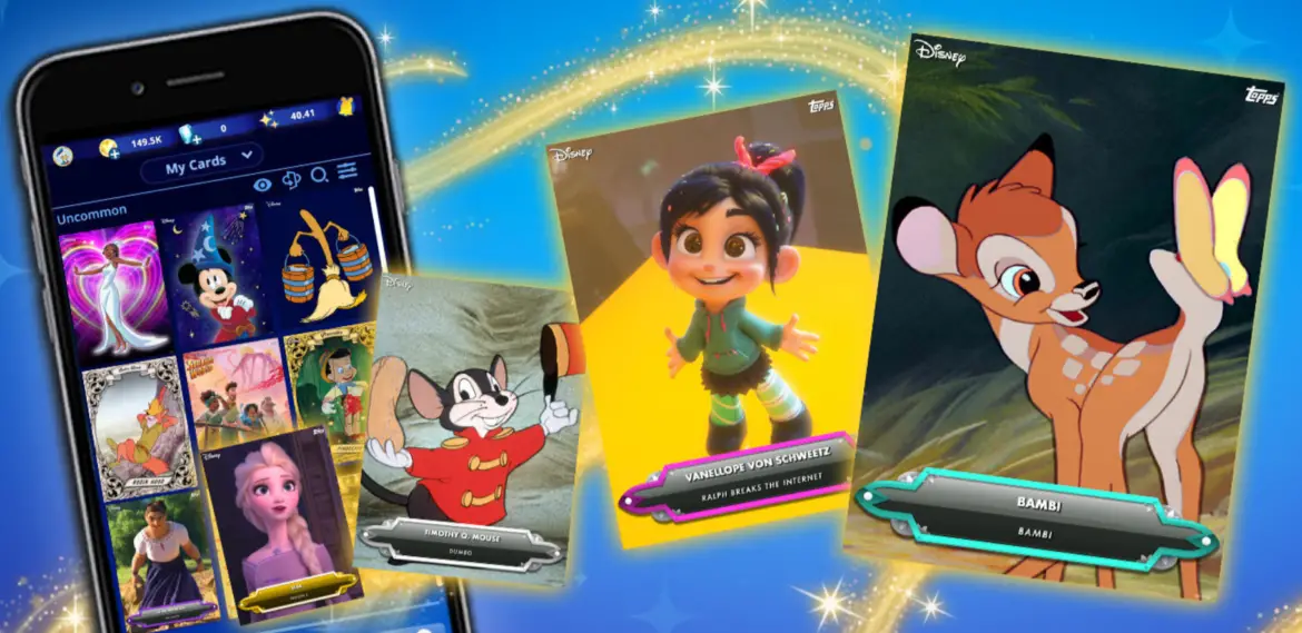 Topps Releasing New Digital Collectable Cards for Disney100