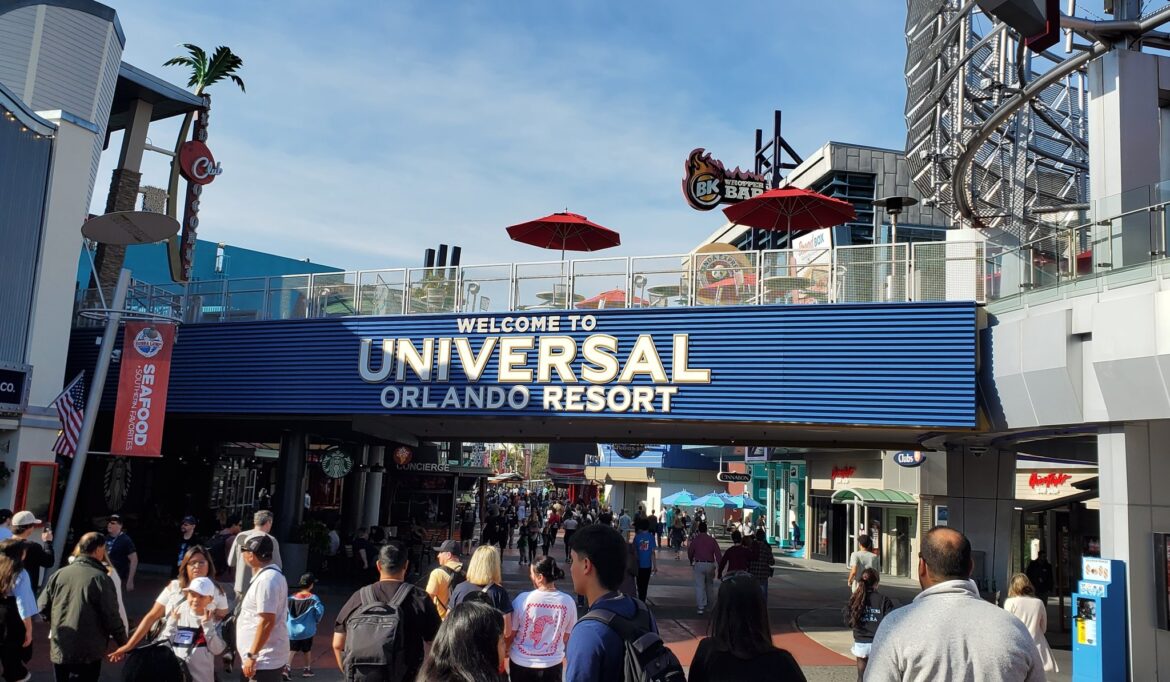Welcome to Universal Orlando Resort Sign has Returned with an Updated Look