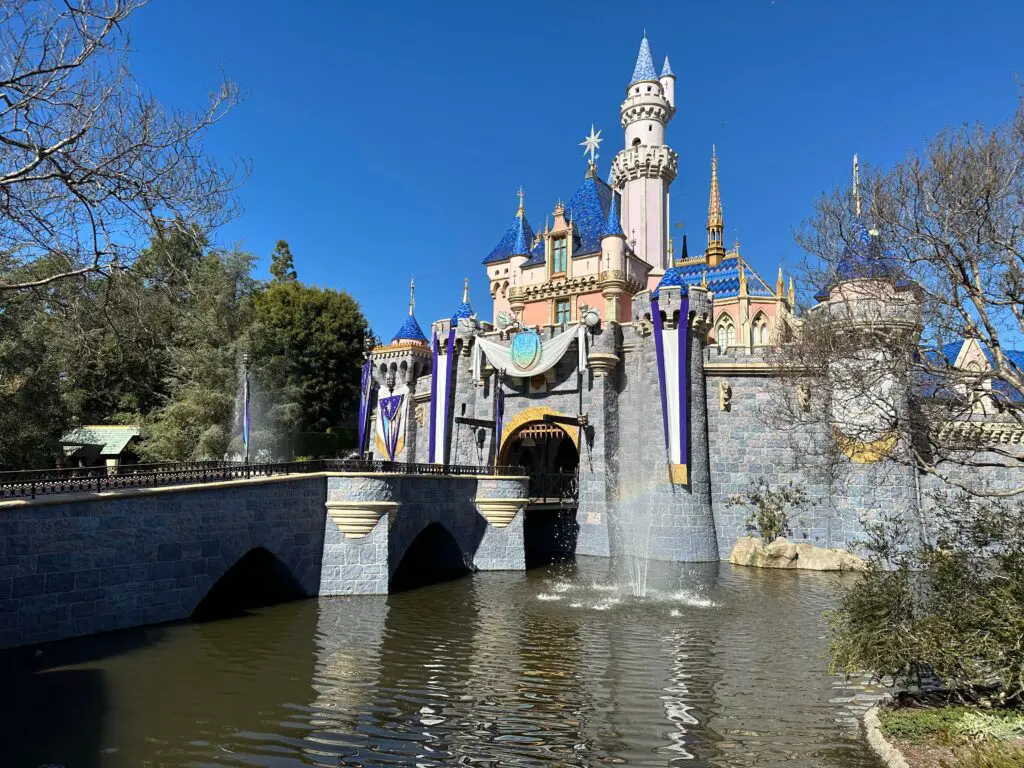 New Fountains at Sleeping Beauty Castle