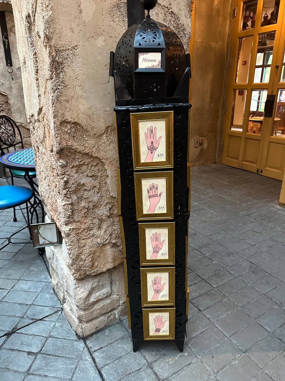 Henna Tattoo Station Returns to the Morocco Pavilion in EPCOT Chip