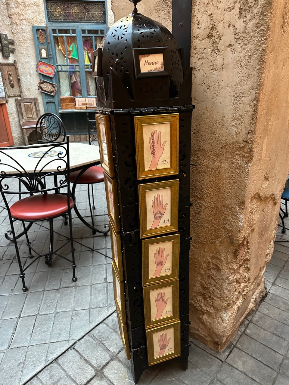 Henna Tattoo Station Returns to the Morocco Pavilion in EPCOT Chip