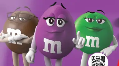 Meet Purple - the new M&M spokescandy character