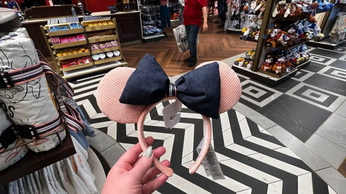 New Pink Corduroy Ears Headband at Disney World