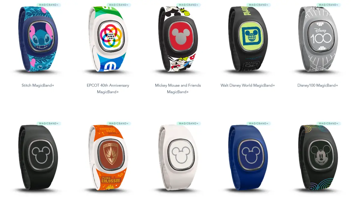 New Disney100 and More Magicband+ Designs Now Available Online