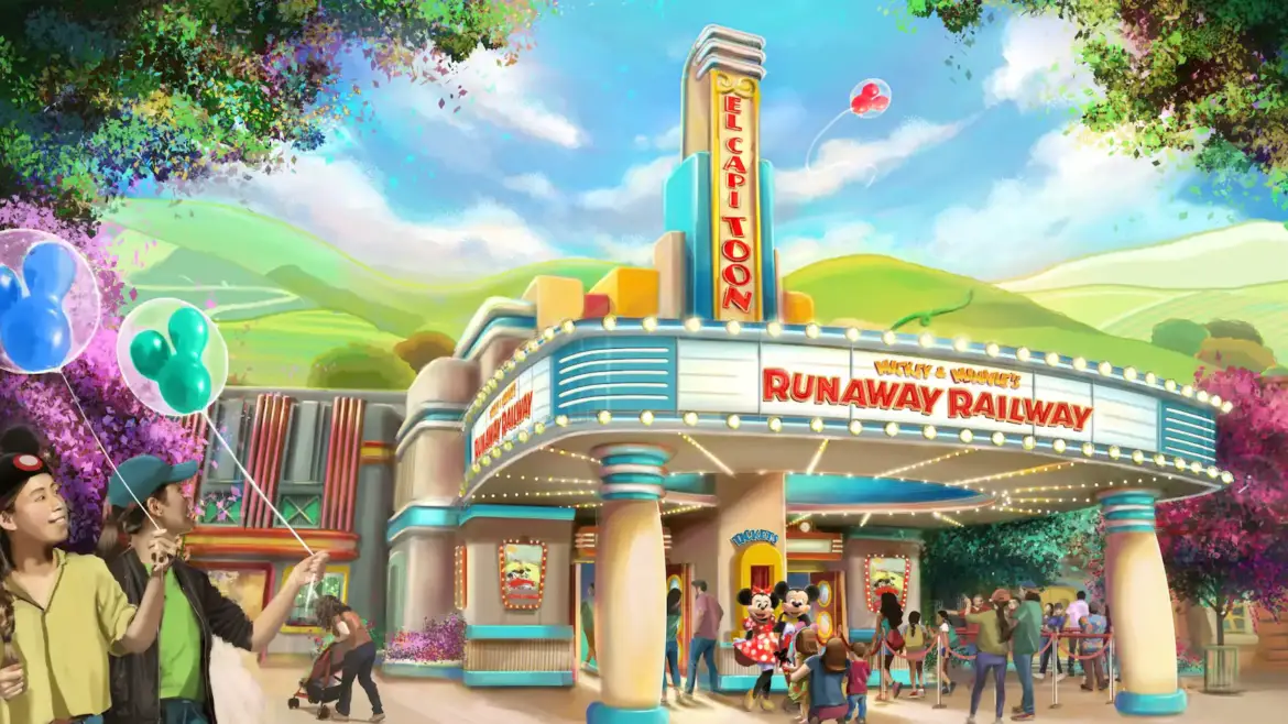 Mickey & Minnie’s Runaway Railway Added to Disneyland App
