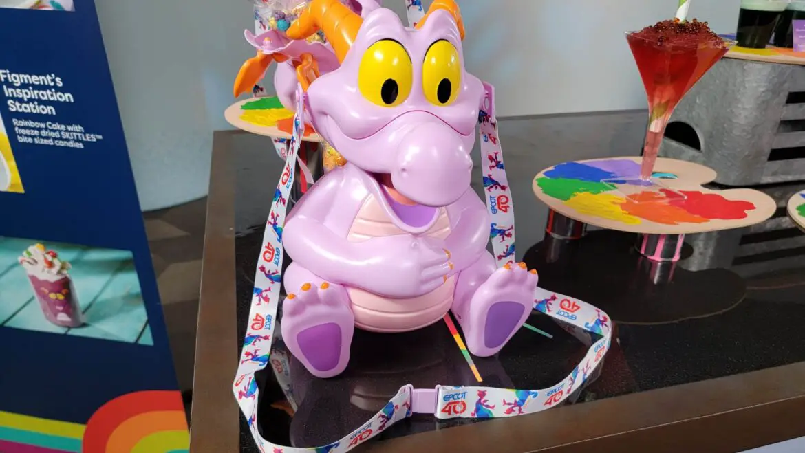 Virtual Queue Available for Figment Popcorn Bucket at EPCOT International Festival of the Arts