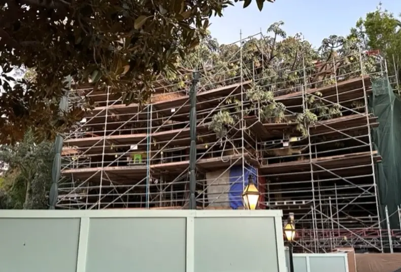 Construction Update for Former Tarzan’s Treehouse in Disneyland