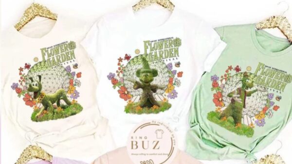 Epcot Flower And Garden Festival Topiaries T-Shirts