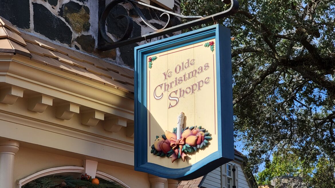Disney Closes Part of Ye Old Christmas Shoppe in the Magic Kingdom for Refurbishment