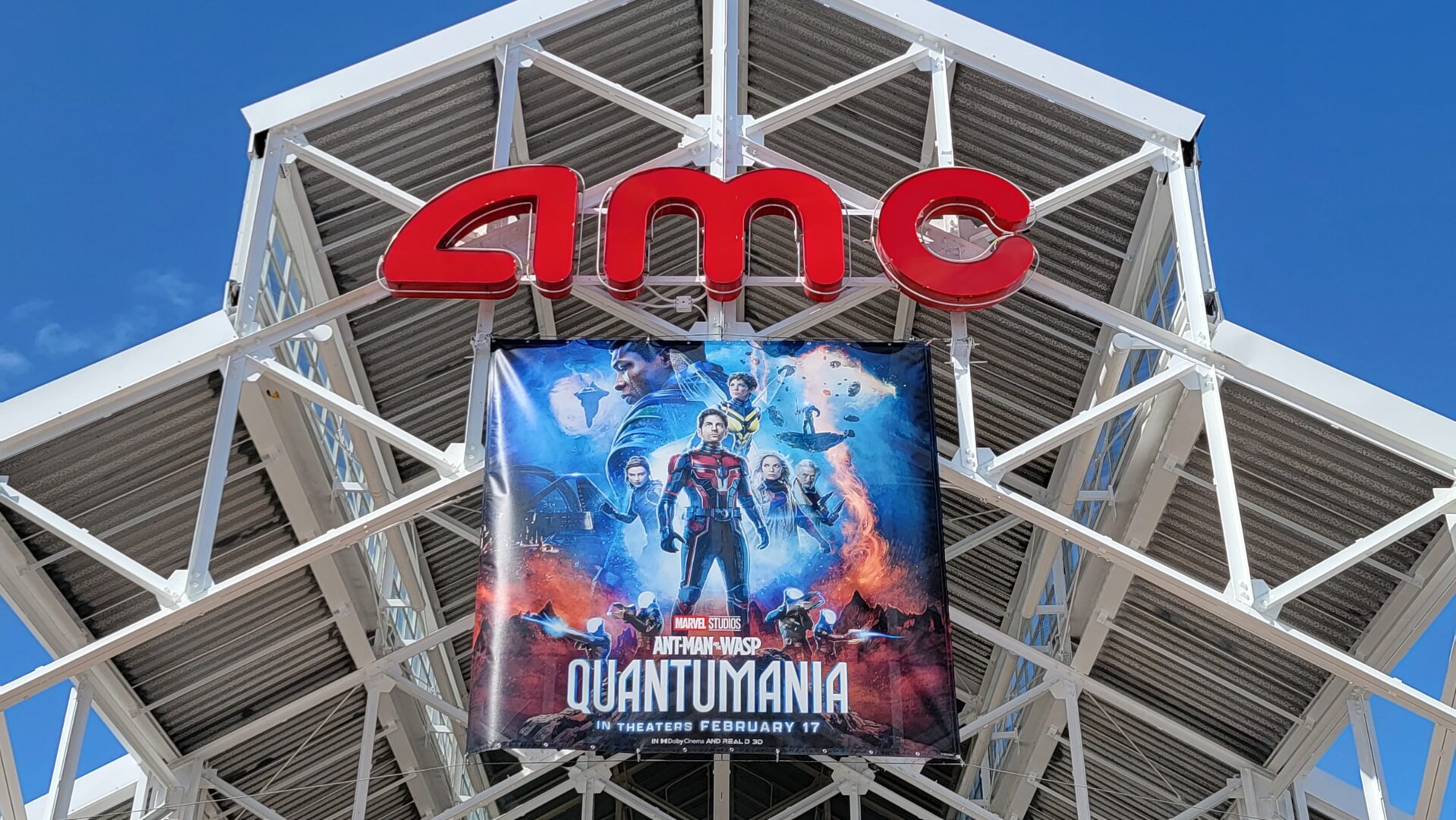 AMC Theater in Disney Springs Decorated for the Release of Ant-Man and the Wasp: Quantumania