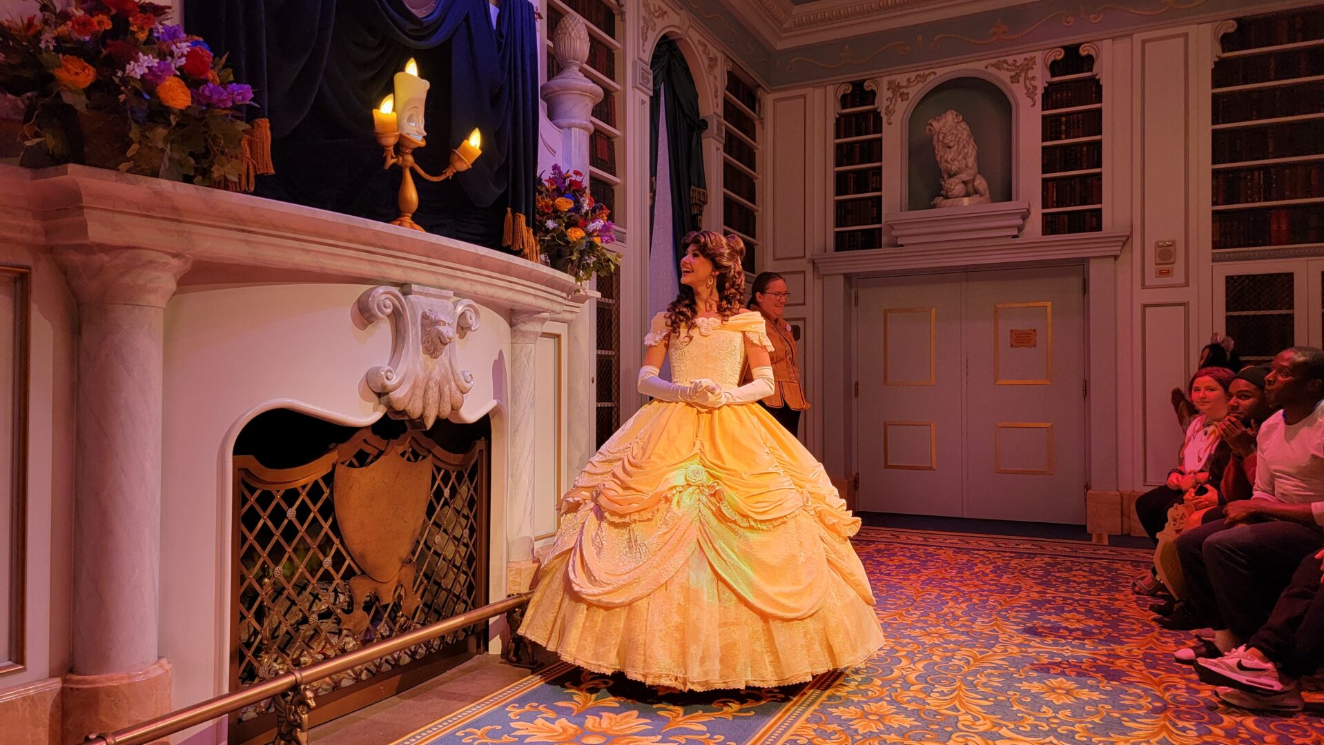 Belle Returns to Enchanted Tales in the Magic Kingdom and we got a Sneak Preview