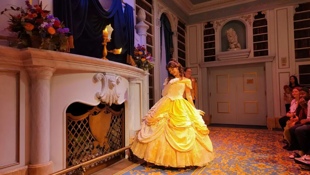 Belle Returns to Enchanted Tales in the Magic Kingdom