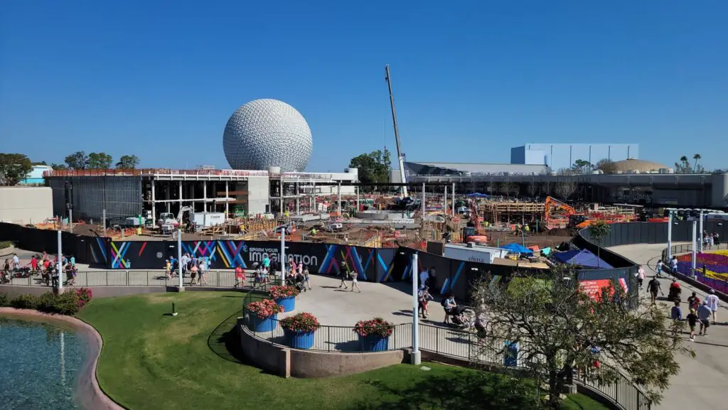 Construction goes Vertical in EPCOT for Communicore Hall
