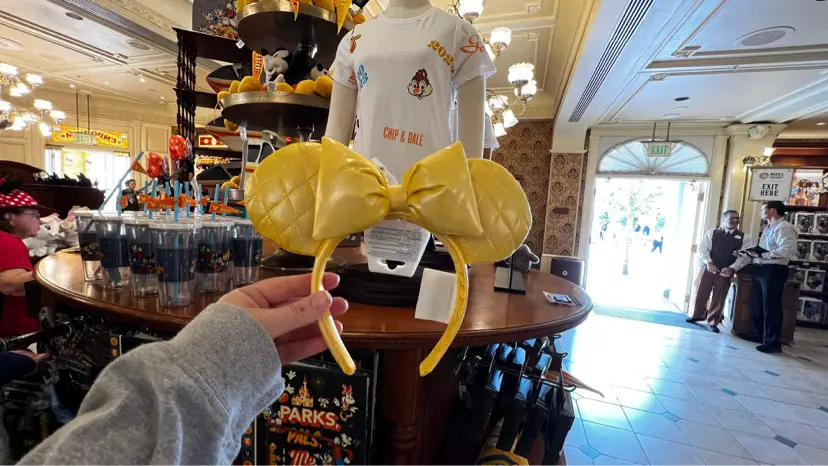 Yellow Quilted Minnie Ears To Bring The Sunshine With You Anywhere You Go!