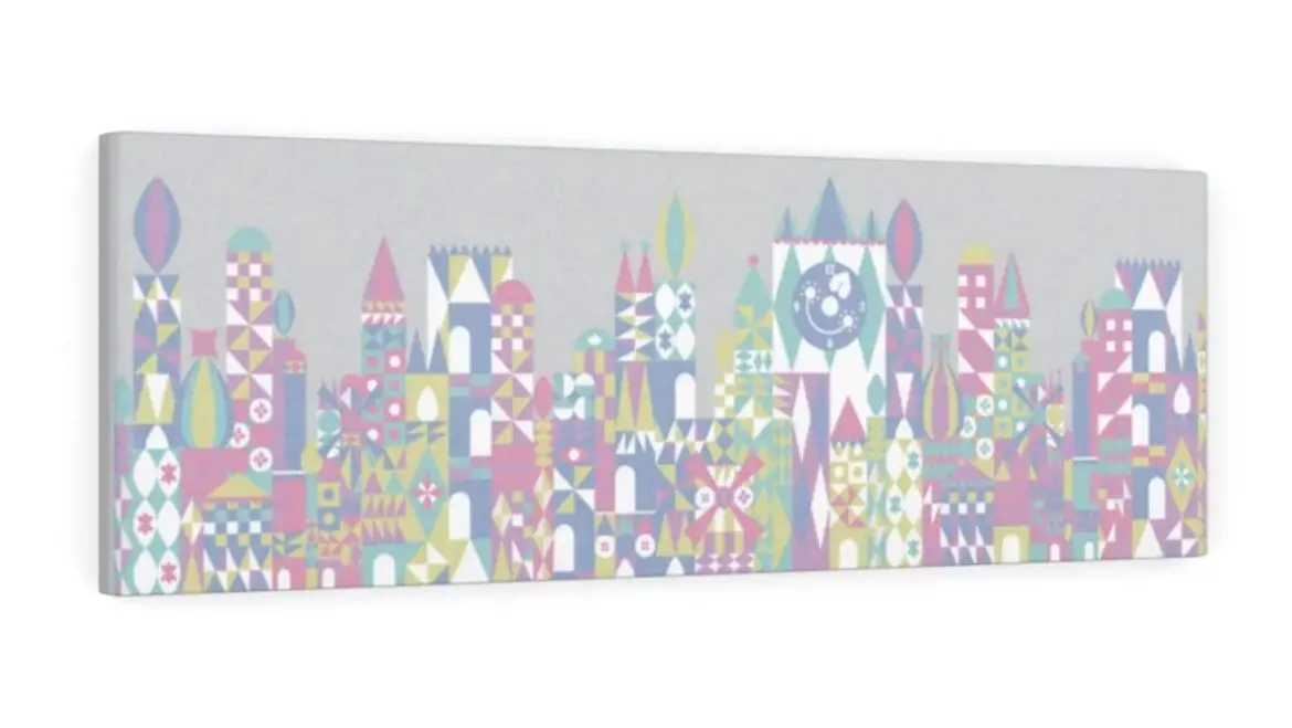 It’s A Small World Panorama Canvas To Add A Whimsical Touch To Your Home!