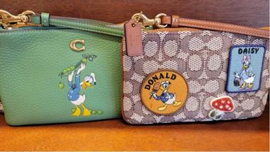 Coach Disney X Coach Small Wristlet With Walt Disney World Motif