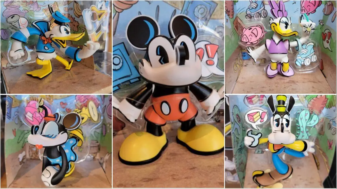 Mickey And Friends Figures By Joe Ledbetter Spotted At Epcot!