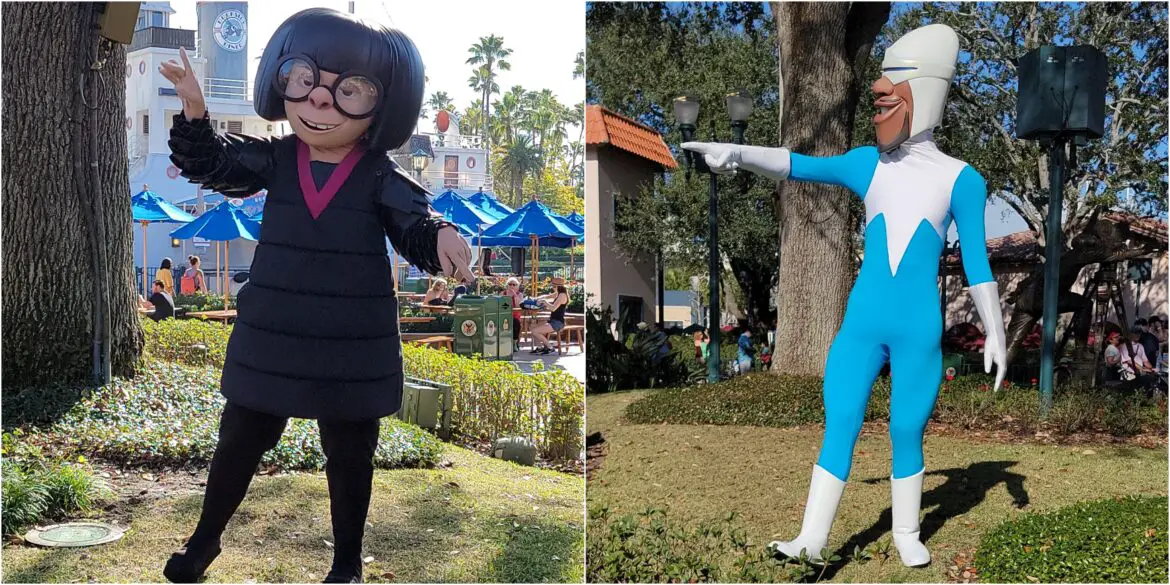 Frozone & Edna Mode Meet & Greet Happening Now in Hollywood Studios