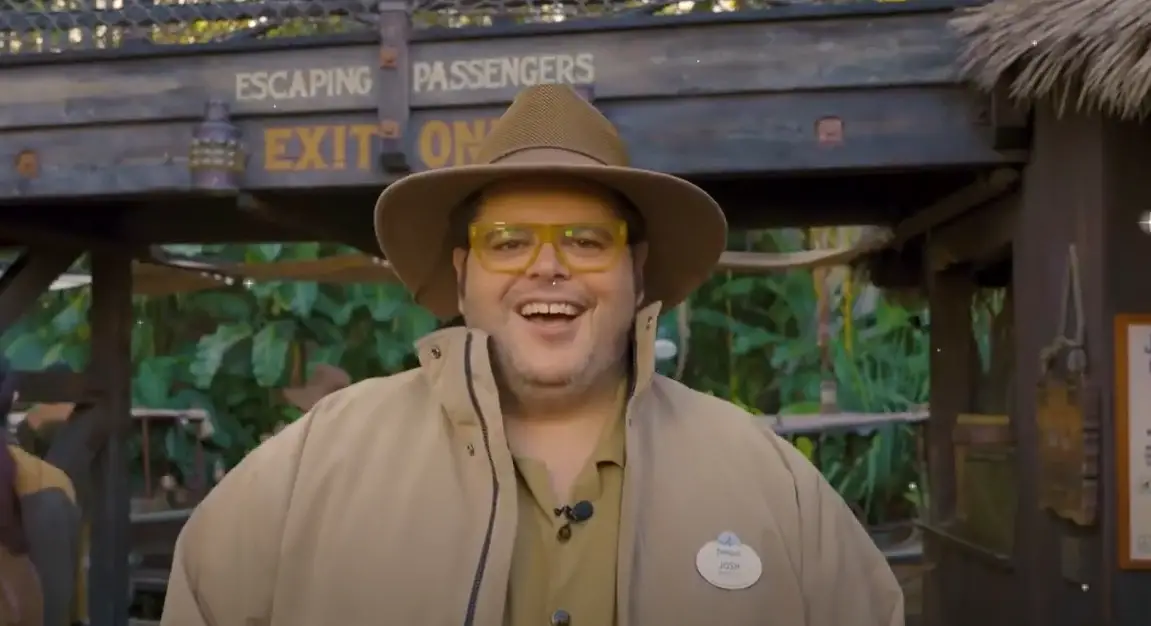 Video: Josh Gad Becomes a Jungle Cruise Skipper for a Day in Disneyland