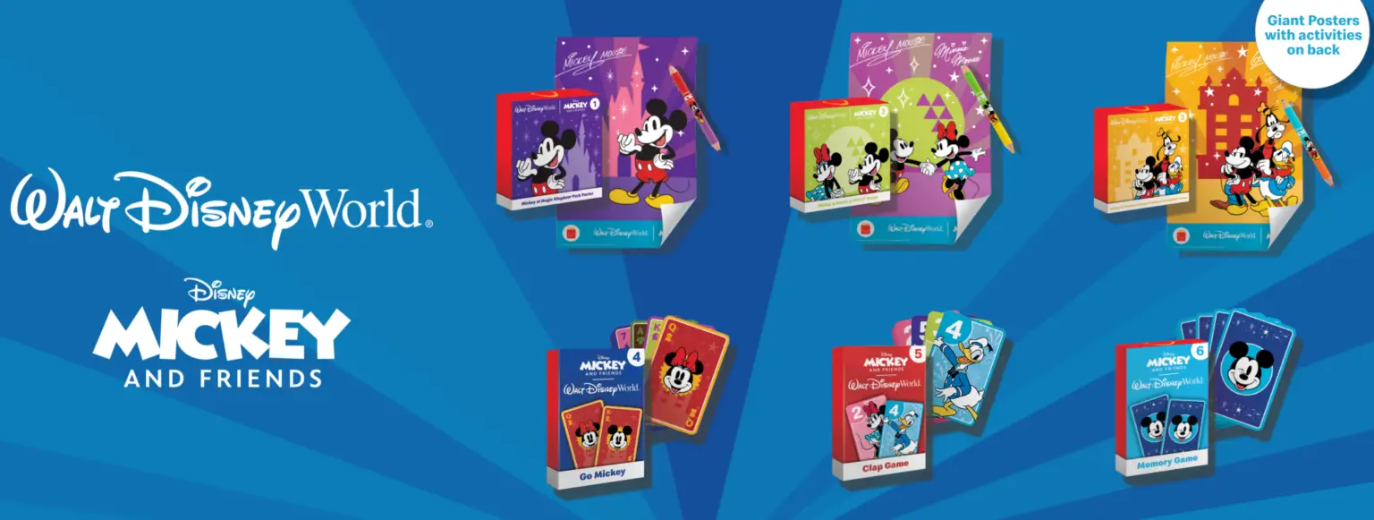 First Look at New Mickey and Friends Happy Meal Toys at McDonald's