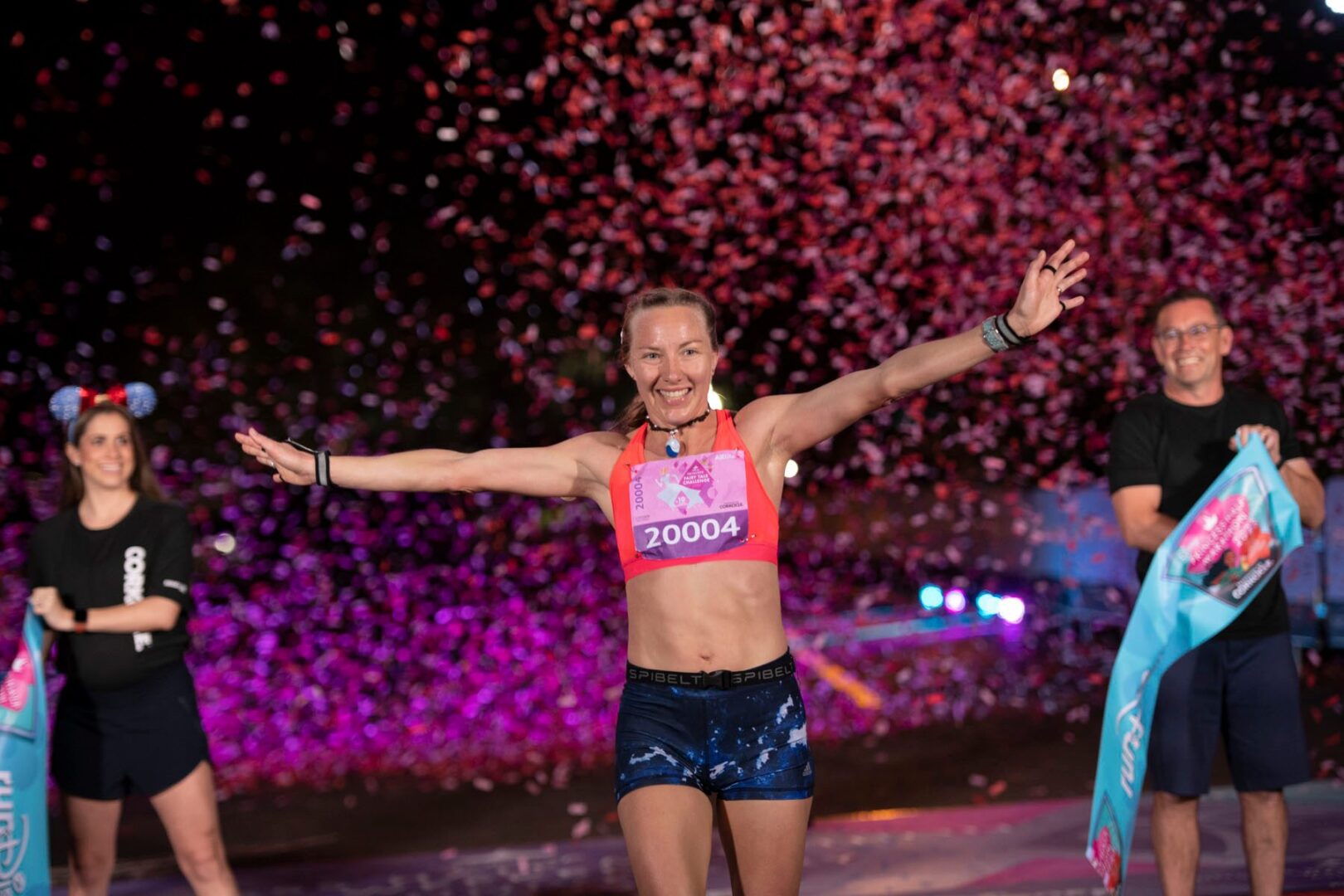 Woman runs into record books beats entire field at Disney Princess Half Marathon
