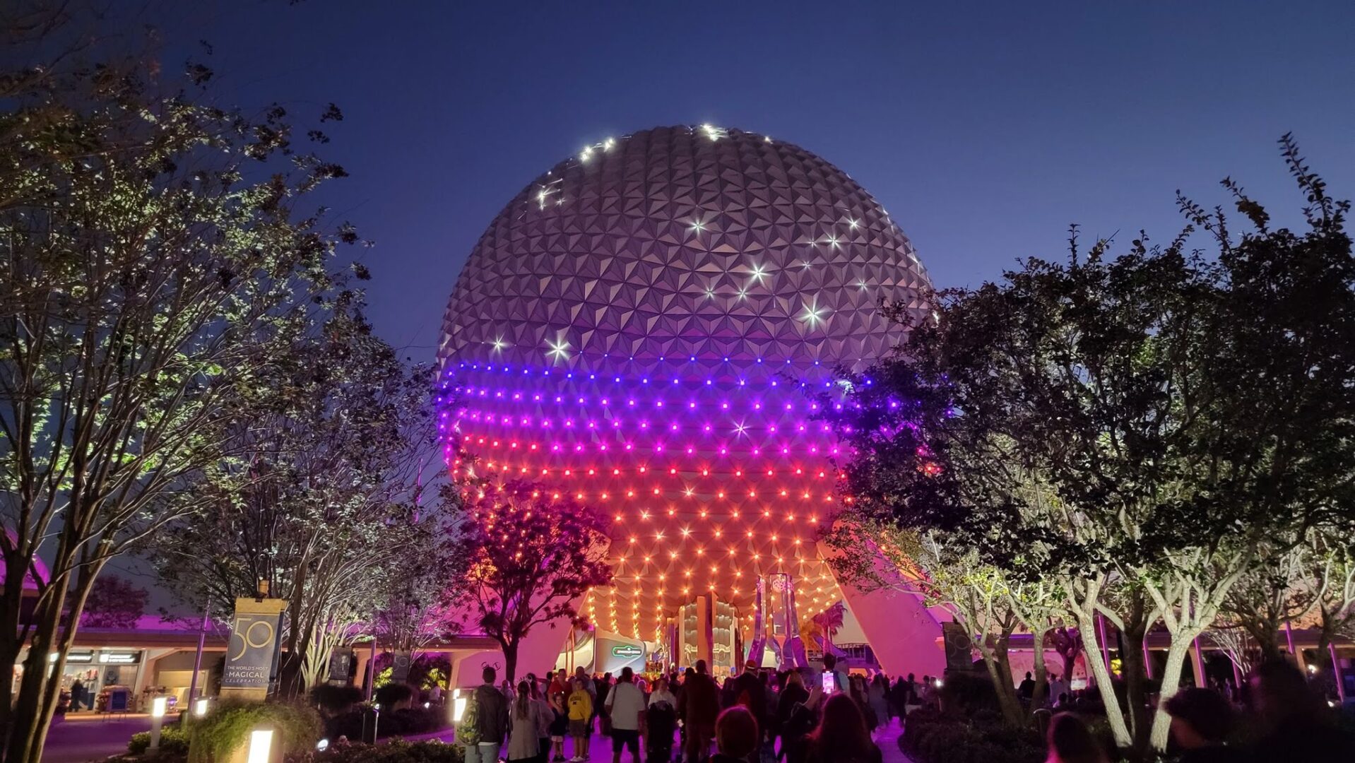 Spaceship Earth To Feature New Light Show For the 2023 Flower and Garden Festival
