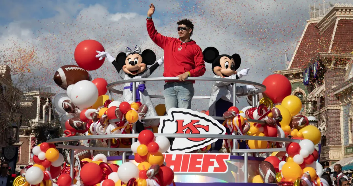 Super Bowl MVP Patrick Mahomes Visits Disneyland