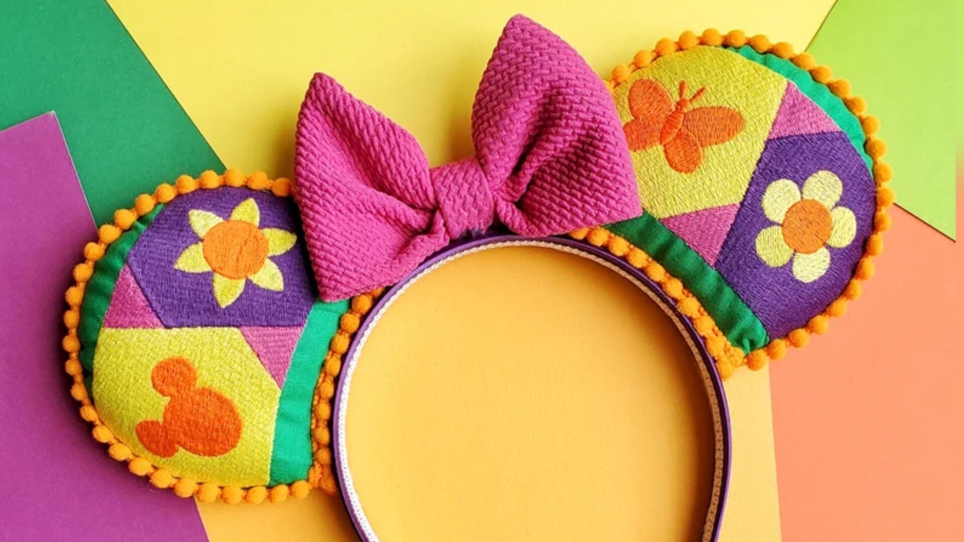 Super Colorful Flower & Garden Minnie Ears For Your Next Visit To Epcot!