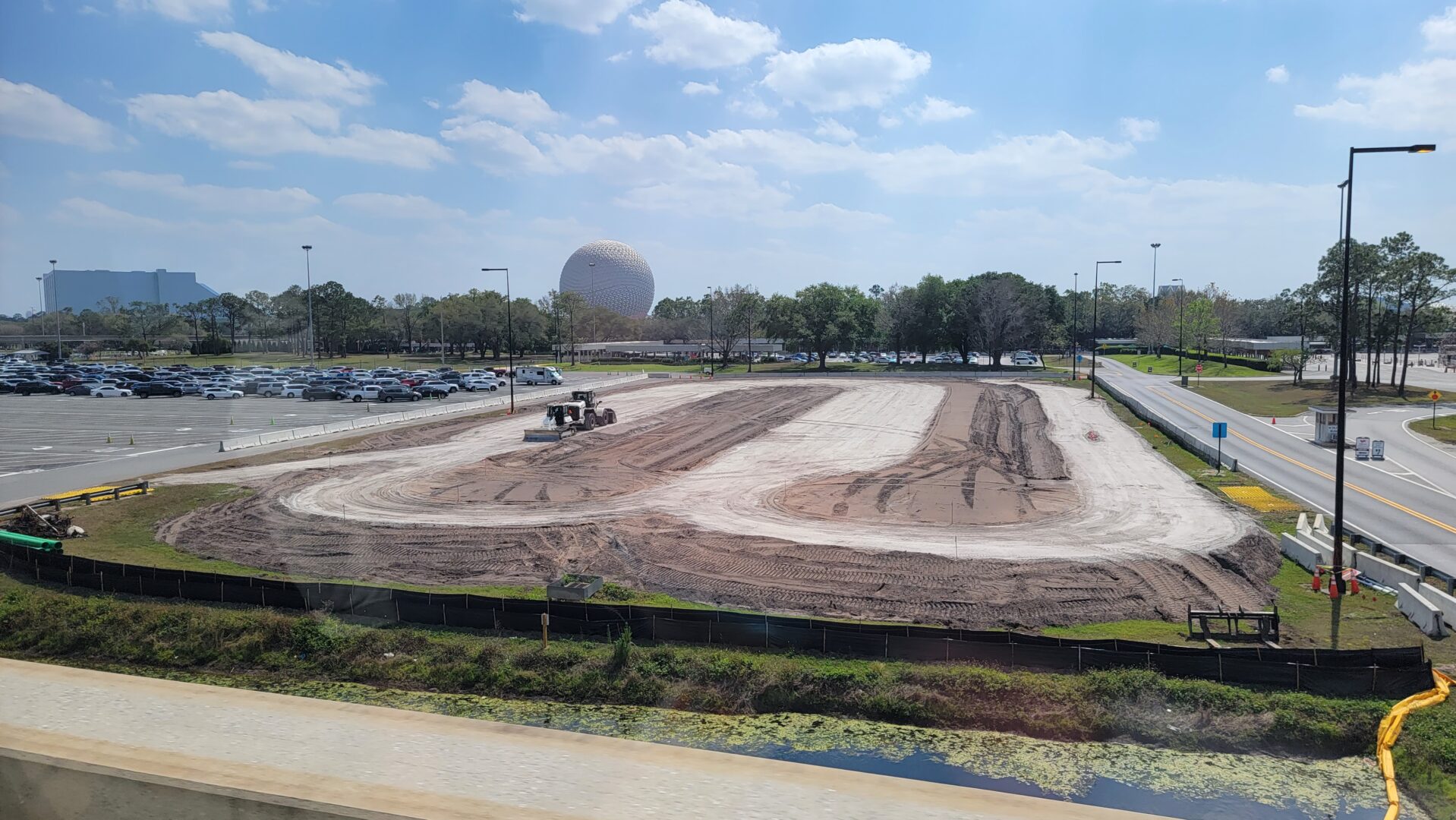 Disney Building New Ride Share Loop in EPCOT Parking Lot