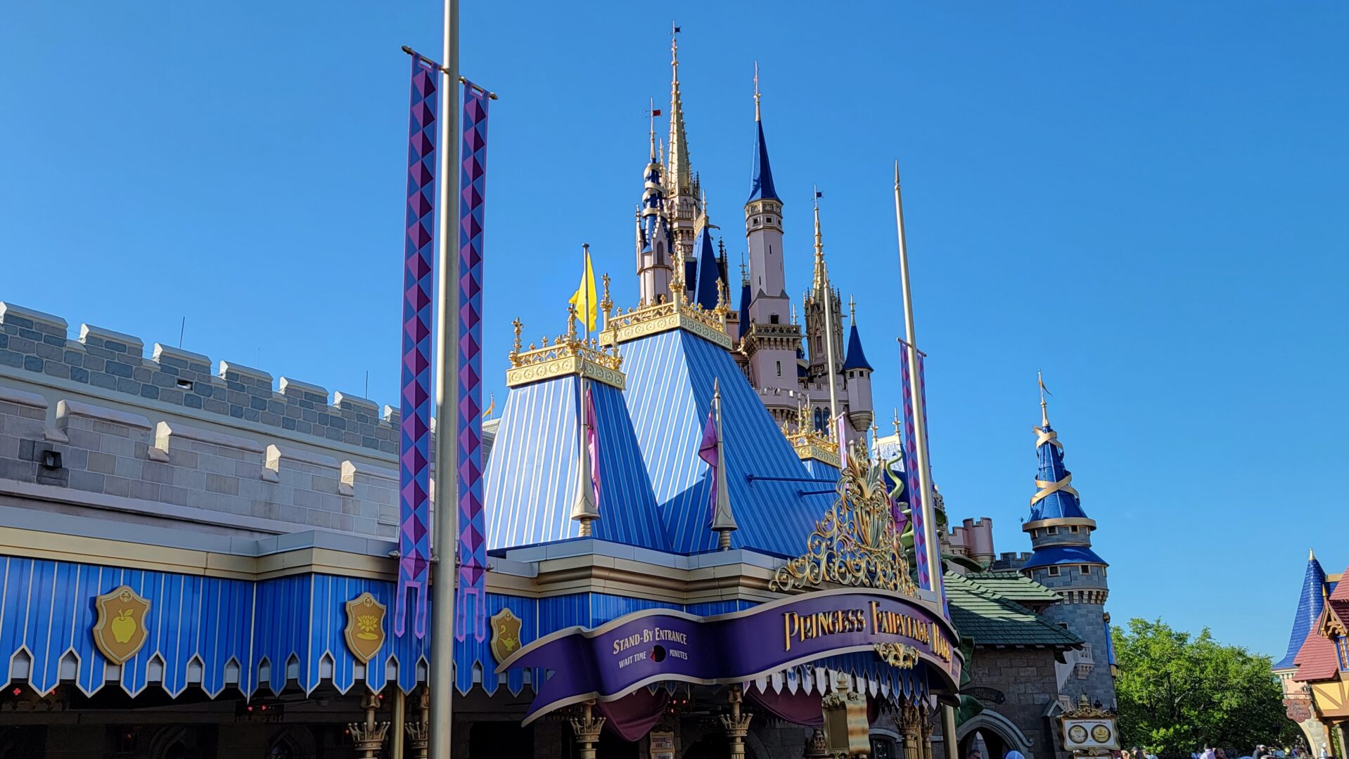 Banners have Returned to Princess Fairytale Hall in the Magic Kingdom
