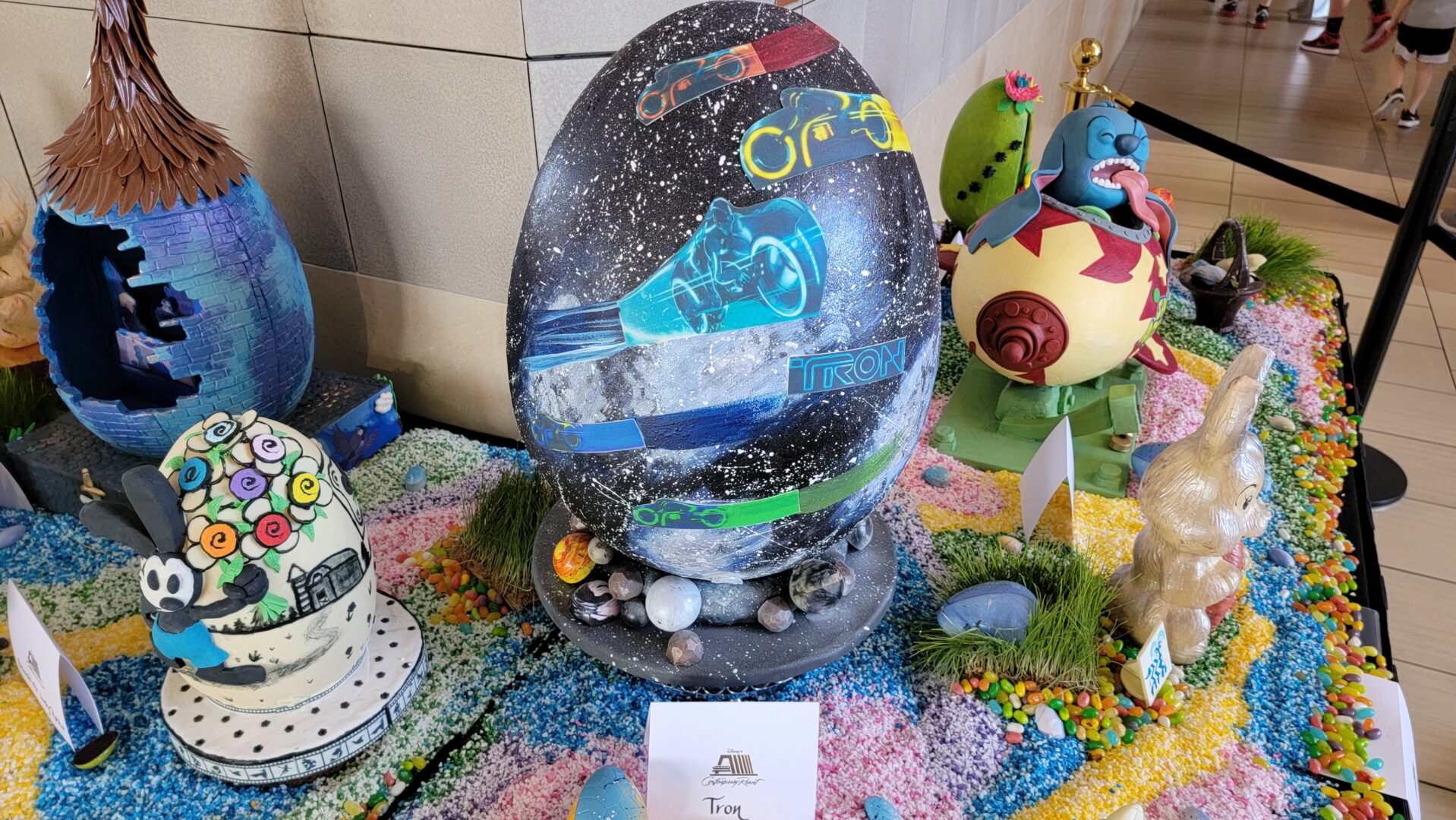 Get Hopping to Disney’s Contemporary Resort to see the Festive Easter Egg Display