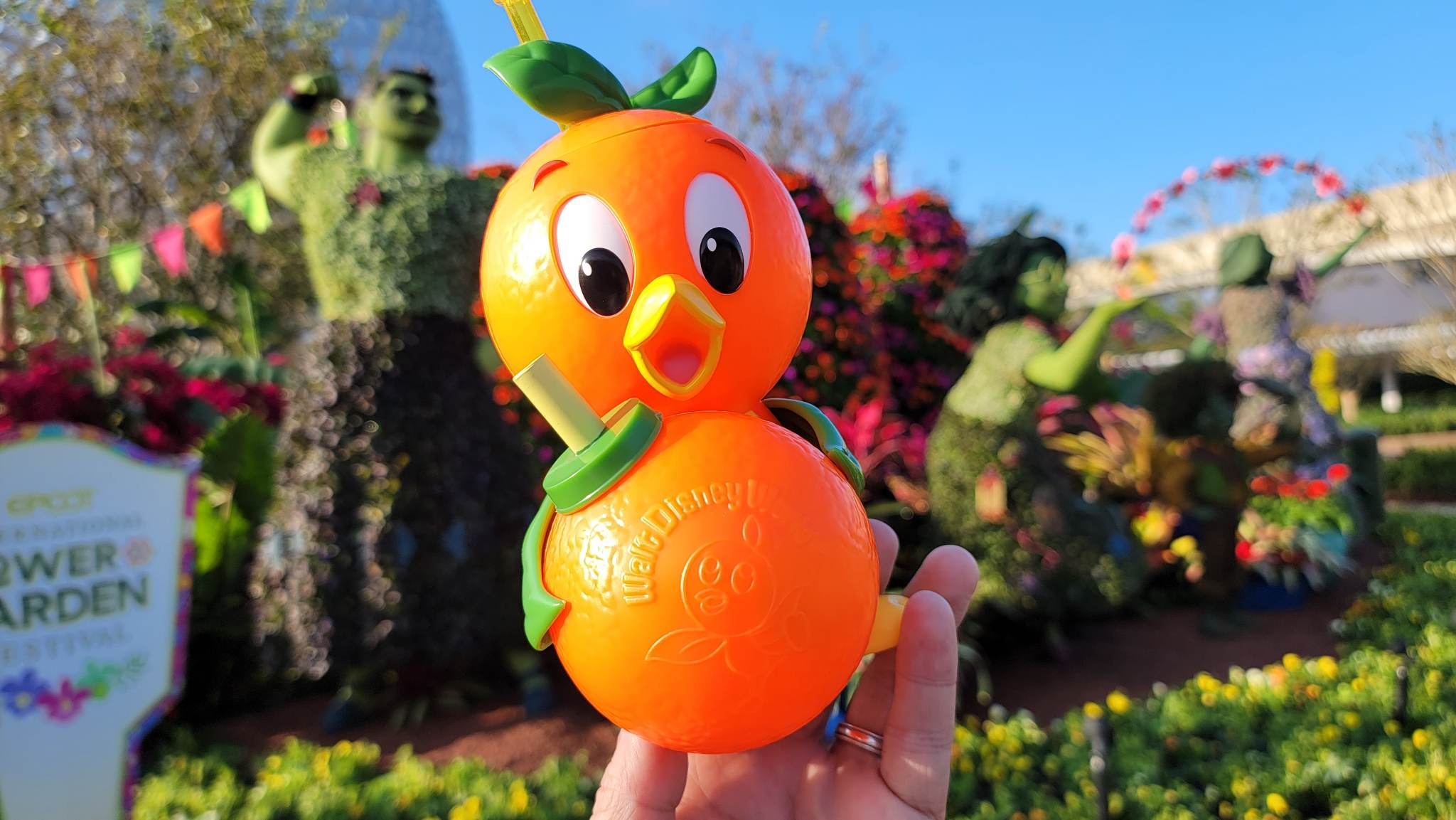 Orange Bird Sipper for the 2023 EPCOT International Flower & Garden Festival is a Throwback to the ’70s
