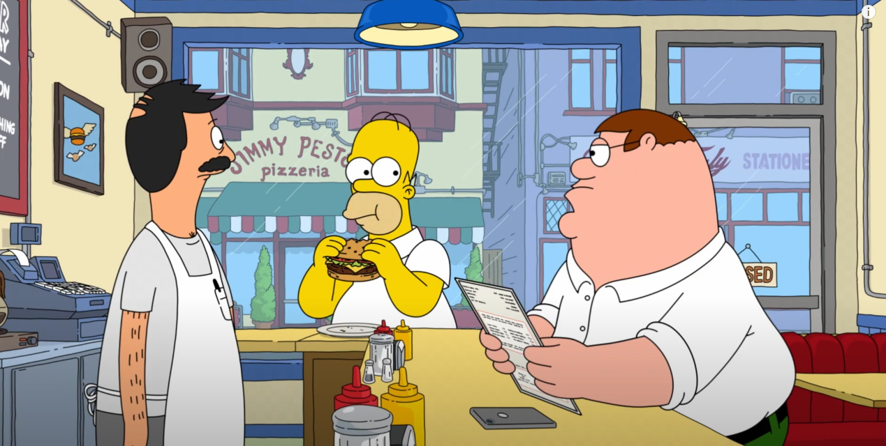 Family Guy Reunites With The Simpsons and Bob’s Burgers