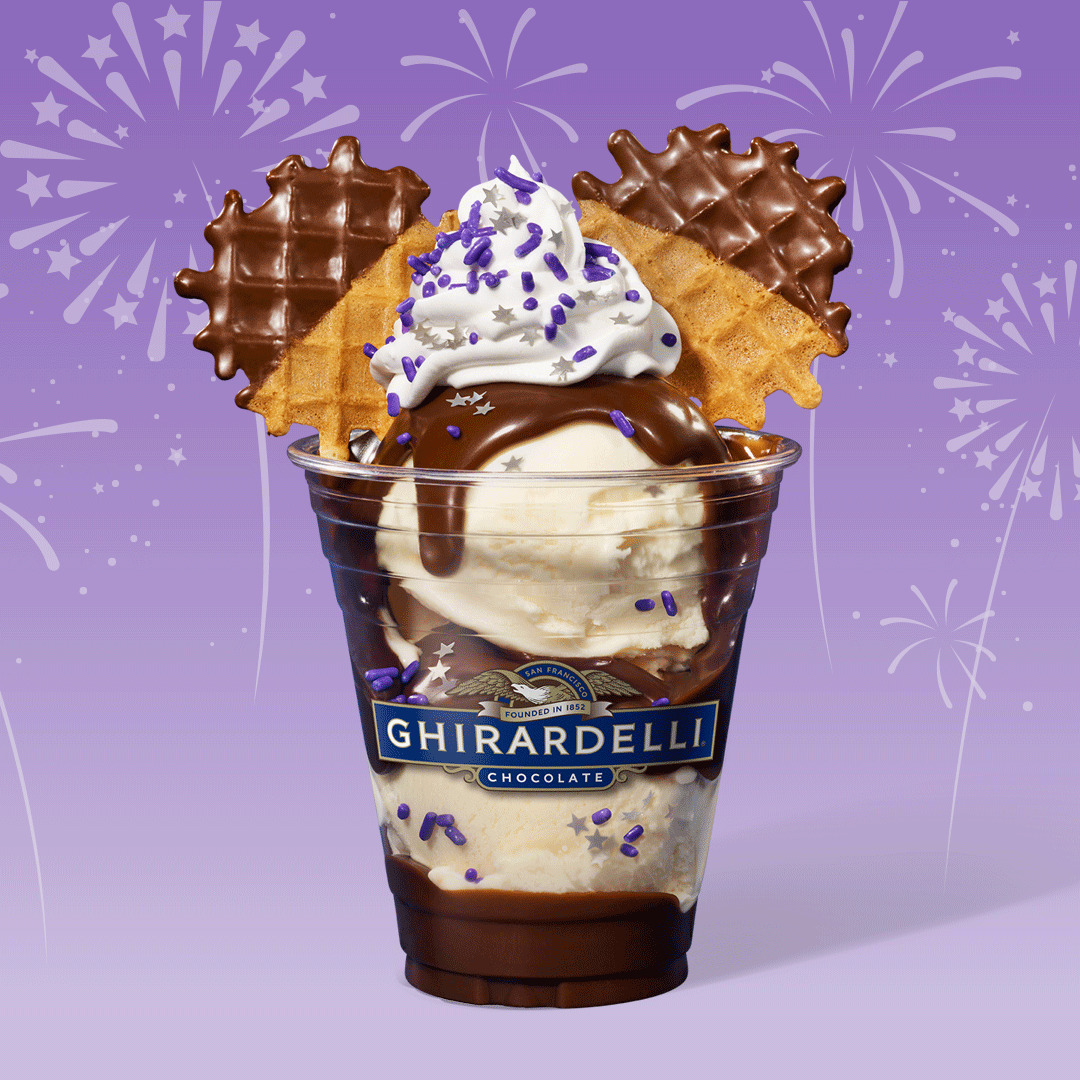 Celebrate Disney100 with NEW Platinum Magical Sundae at Ghirardelli Ice Cream & Chocolate Shop