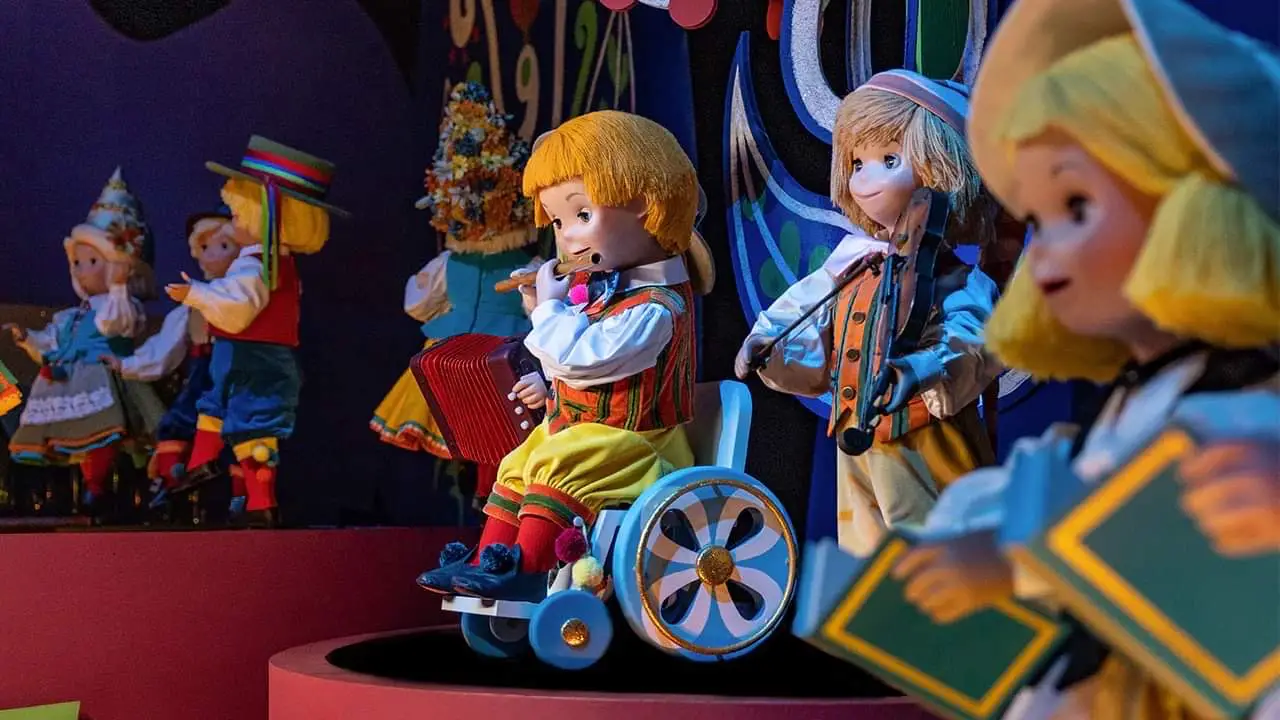 New doll in a wheelchair added to ‘it’s a small world’ in the Magic Kingdom