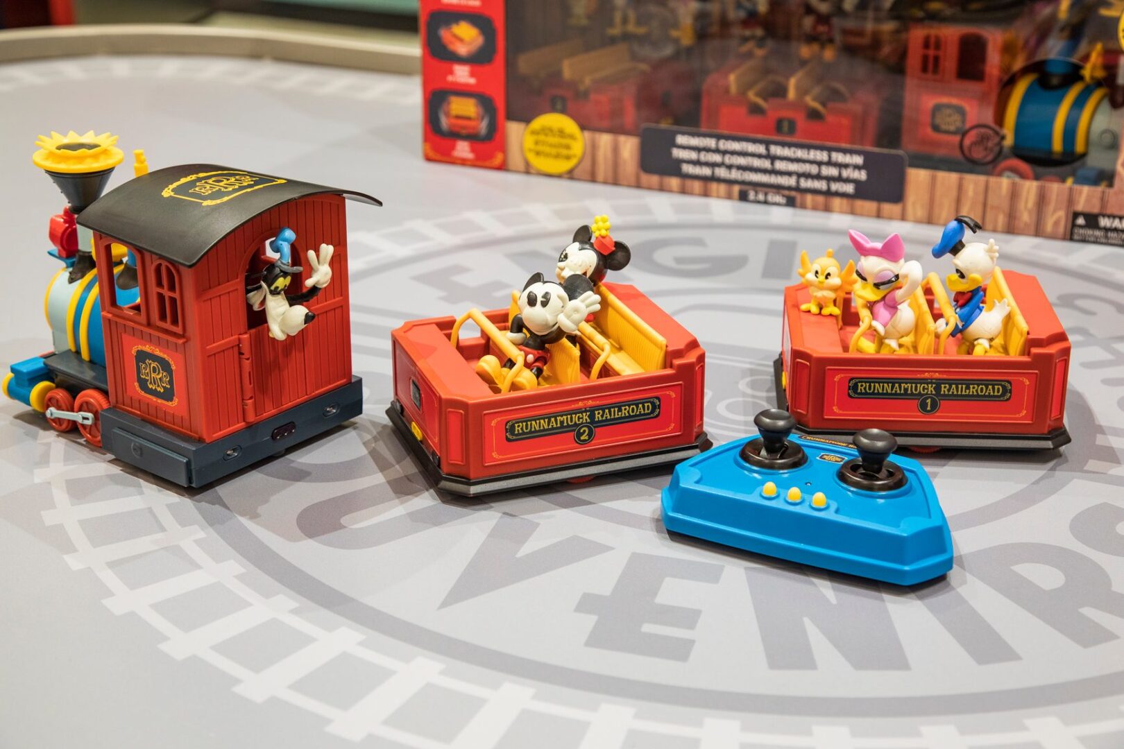 New Mickey & Minnie’s Runaway Railway Remote Control Trackless Toy Coming to Disneyland