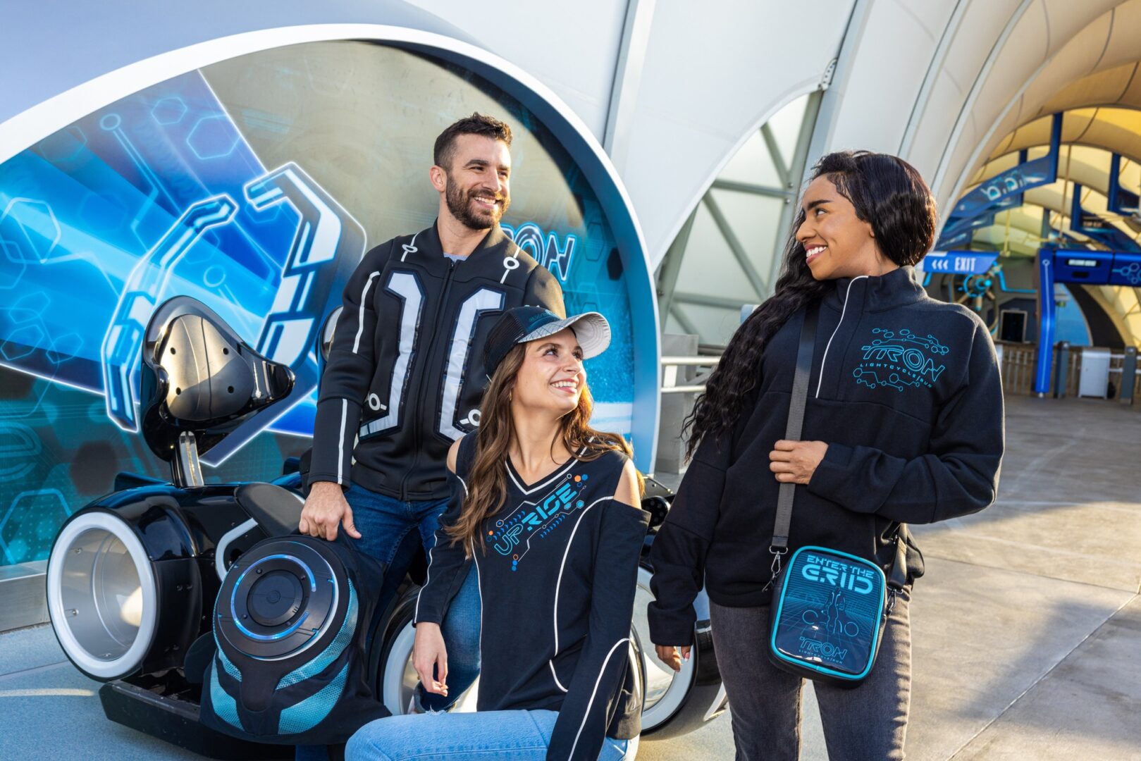 TRON Lightcycle Run Merchandise Pop-Up Taking over Stitch’s Great Escape