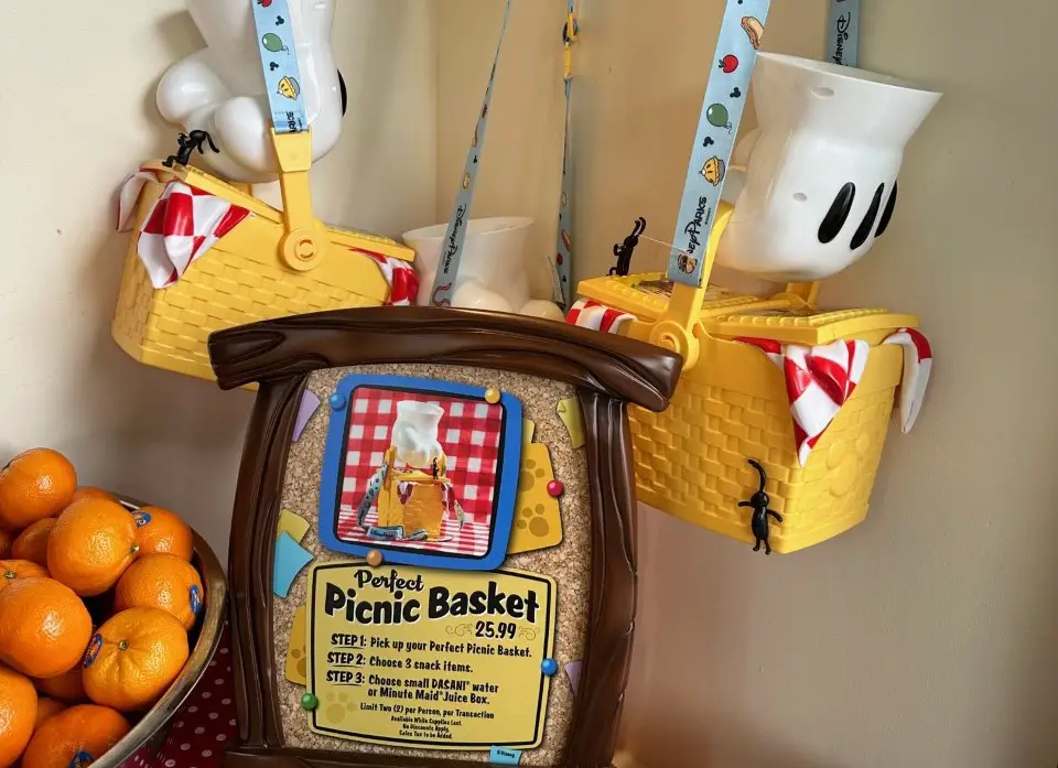 New Mickey’s Toontown Picnic Basket, Sipper and More Now available in Disneyland