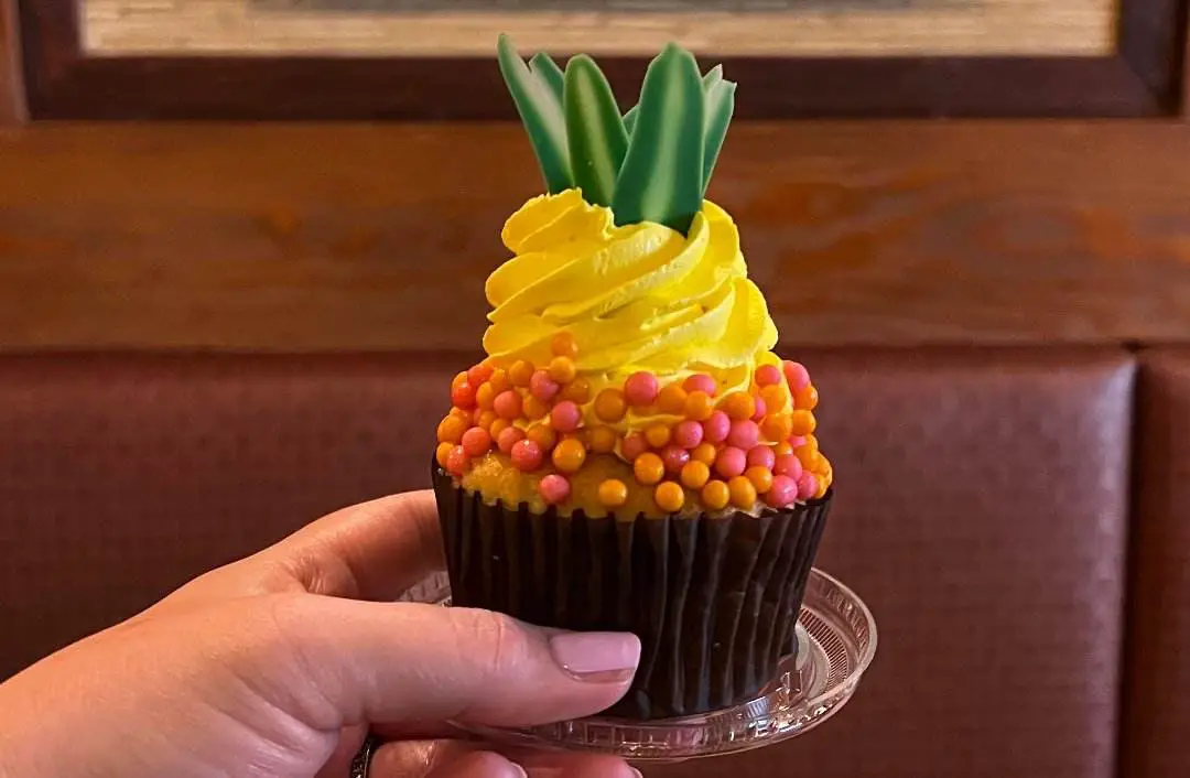 Pineapple Cupcake from Disney’s Polynesian Resort is Paradise