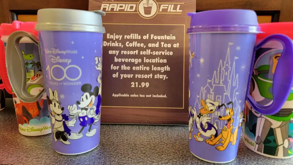 New Disney100 Refillable Mugs Now at Disney World