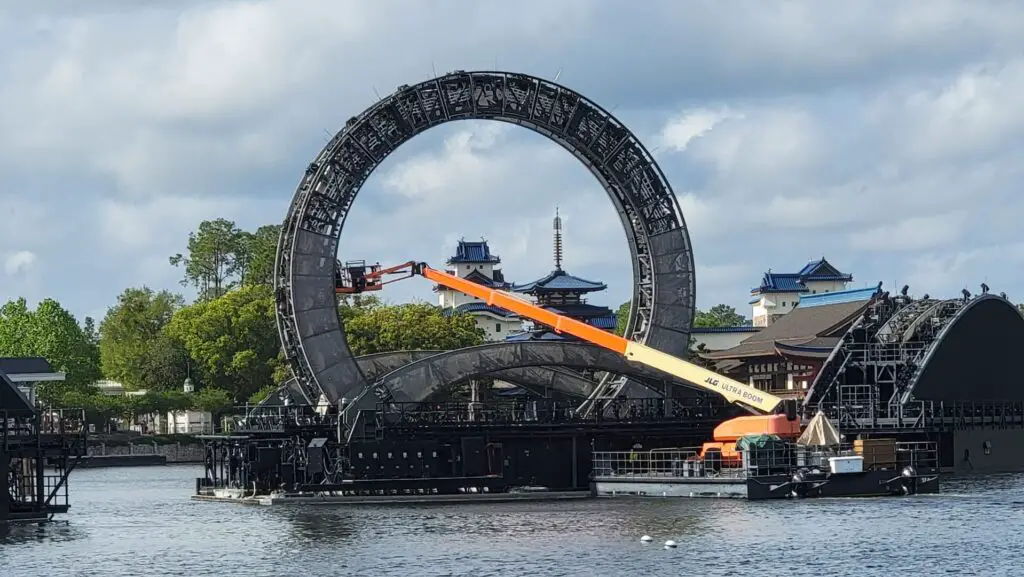 Disney Begins Dismantling Harmonious Barges in EPCOT