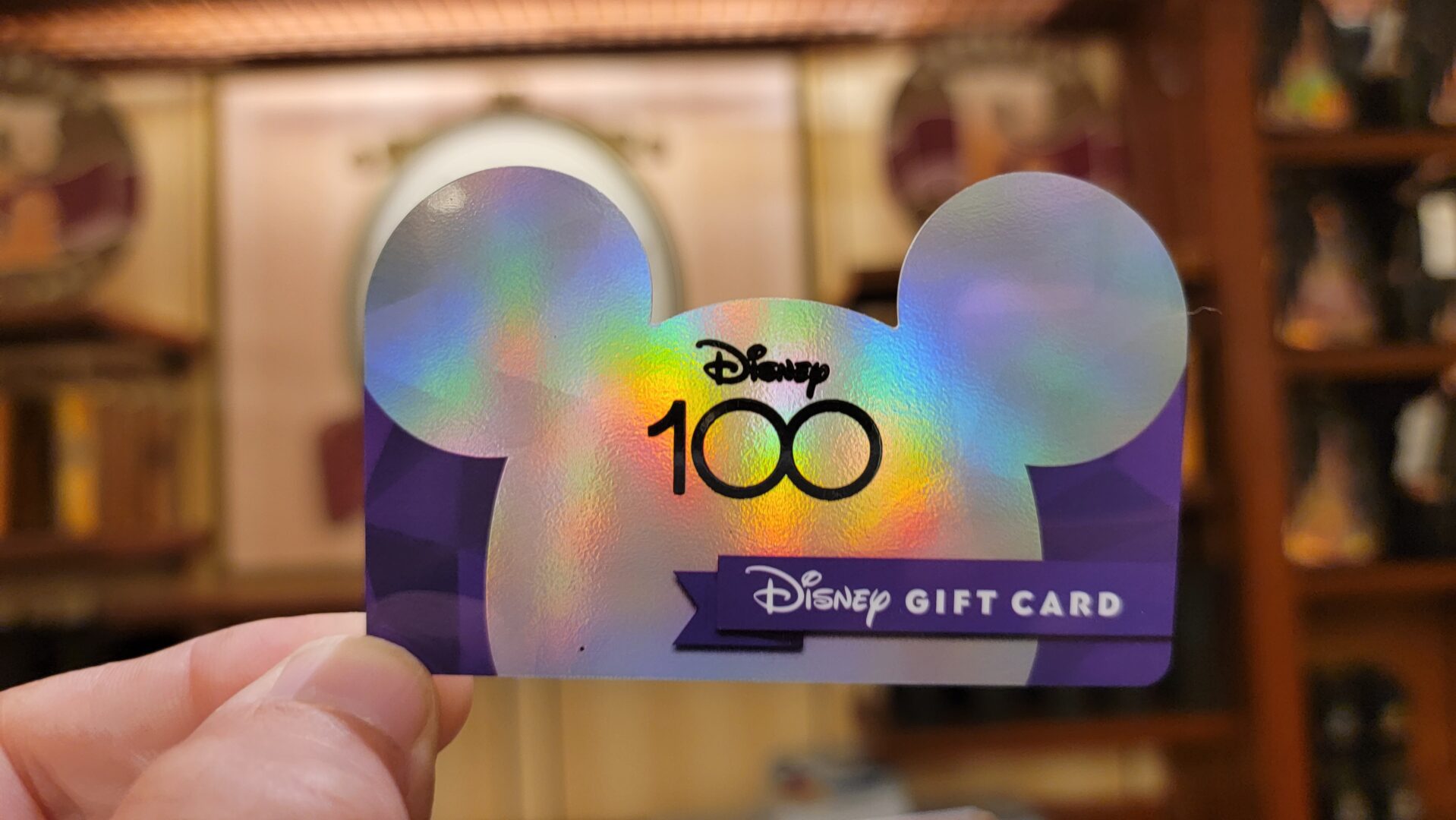 New Disney100 Gift Card Shows up at Walt Disney World
