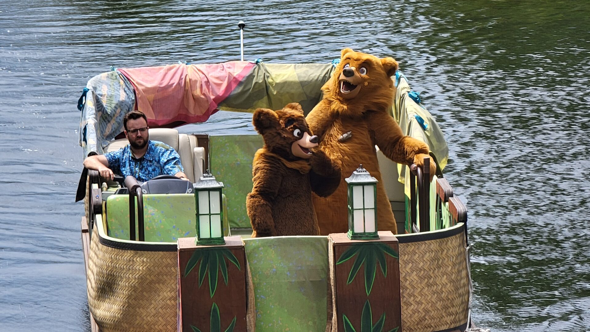 Brother Bear Float Spotted in the Animal Kingdom for Earth Month Celebrations